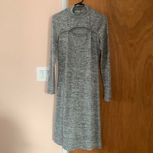 Gray MIDI Dress